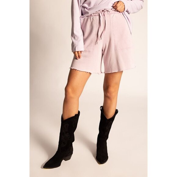 ALLSAINTS Navarre Sweat Shorts Sugared Lilac Small - Picture 7 of 7